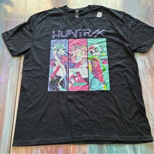 Black KPOP Demon Hunters Graphic T-Shirt size large